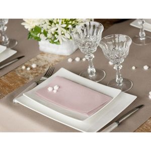 Lot De 150 Serviettes En Papier « Mr. And Mrs. » Pour Mariage - Élégantes Et Pratiques 16,5 X 16,5 Cm