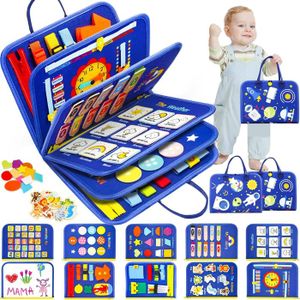 Busy board Montessori - 1 pièce, livre activités, éducatif - Convient