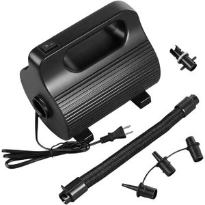 Pompe électrique 400–600 W – Gonfleur Pour Matelas, Piscine, Bateau, Ballon – Arrêt Auto, 4 Embouts, 110–240 V
