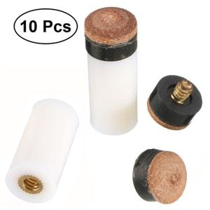 Zasiene Canne de Billard 20 Pi/èces Embout Queue de Billard Queue de Billard Visser /à Pointes De Rechange Billard B/âton Embouts Accessoires de Billard,12mm