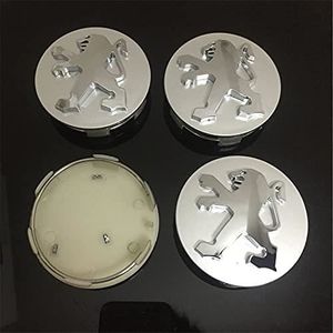 4 GRIS CACHES MOYEUX JANTE CENTRES DE ROUE 64/62MM pour Peugeot 206 306 407 K09g