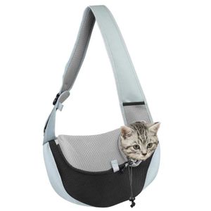 dans 1 sac de transport pour chien chat - panier à vélo + sac à dos de  transport + sacs à bandoulière + sièges auto détachable respirant chaton  petit chien lapin (≤ 9 kg) 