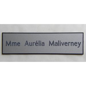 Plaque De Boîte Aux Lettres Gravée Et Personnalisable Made In France