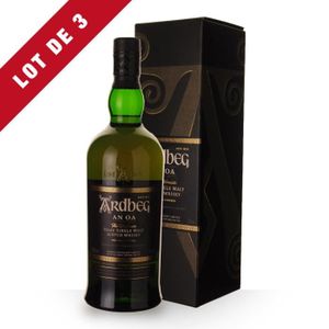 ASSORTIMENT ALCOOL Whisky Ardbeg AN OA 70cl - Etui - Lot de 3