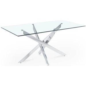 TABLE À MANGER SEULE Table à manger - NEOLA - design rectangulaire en v