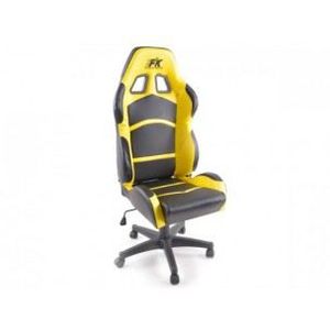 Chaise De Bureau Noir Et Jaune Achat Vente Pas Cher