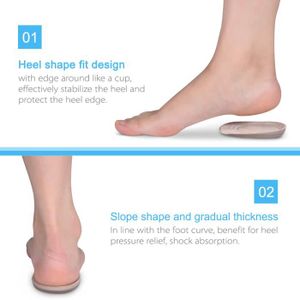 Protège-talons Gel Silipos – Confort, pieds, anti-escarres - L