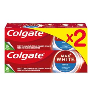 DENTIFRICE [Lot de 2] COLGATE Dentifrices Max White Optic - 7