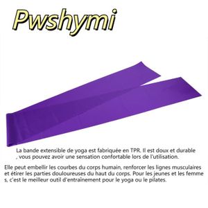 TAPIS DE SOL FITNESS Pwshymi-Tapis de sol 1.5M Fitness bande extensible