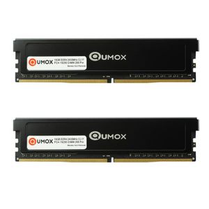 MÉMOIRE RAM 2pcs QUMOX 16Go DDR4 2400 2400MHz PC4-19200 PC-192