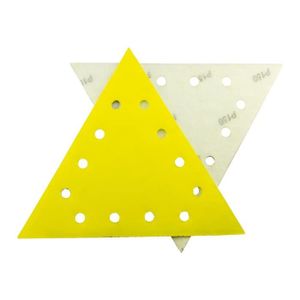 PONCEUSE - POLISSEUSE Lot De 25 Disques Abrasifs Triangulaires Perforés Pour Ponceuse À Cloison Sèche - Grain 220[J5056]
