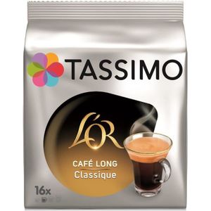 CAFÉ DOSETTE Tassimo L'Or Café Long Classique x 16 - 104 g