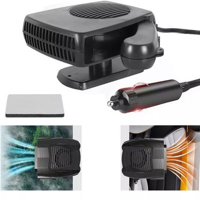Chauffage Voiture 12V 200W 2-en-1 Chauffage/ventilateur - Dégivrage Rapide, Prise Allume-cigare