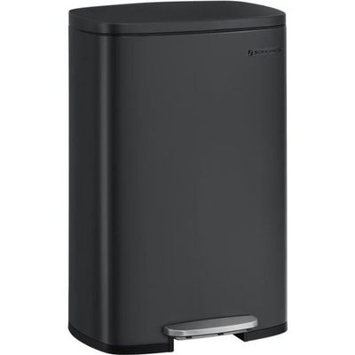 Kitchen Move Pedalafvalemmer Geborsteld Rvs 50l Admiral