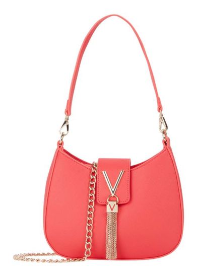 Sac Bandoulière VALENTINO Divina SA - Rose (Rosa), Crossbody, Neuf Avec étiquettes, 100% Polyuréthane