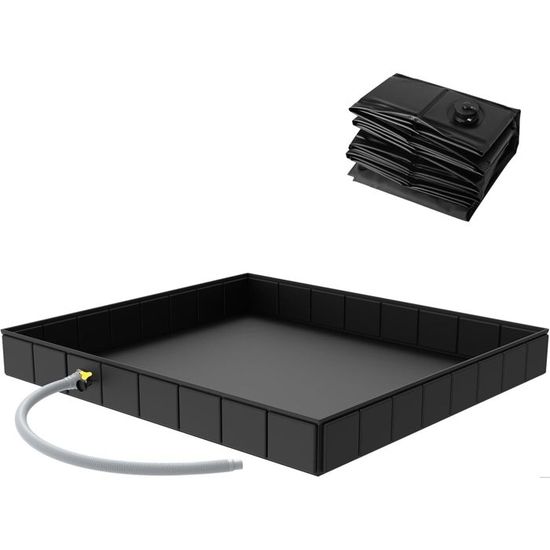 Base De Douche Pliable Pour Camping, Bac De Douche De Camping Portable