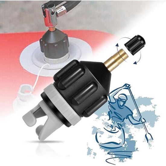 Adaptateur De Pompe Pour Paddle/Kayak Gonflable - Convertisseur De Valve Haute Pression - Compatible SUP, Bateaux