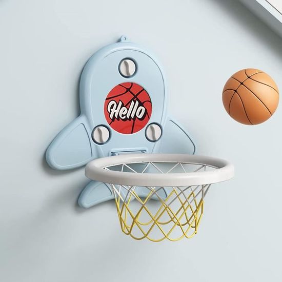Panier De Basket Mural 14 Pouces – Hauteur Réglable, Anneau à Ressort, Pour Intérieur Et Extérieur