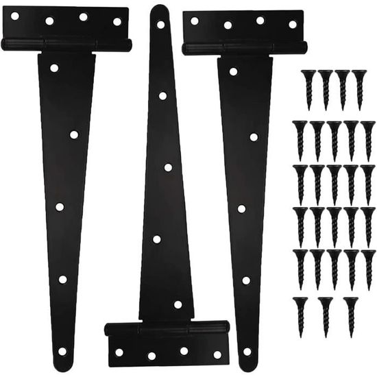 Charniere Porte Lourde 2 Pcs Charnières En T 12 Pouces Charnière De Porte De