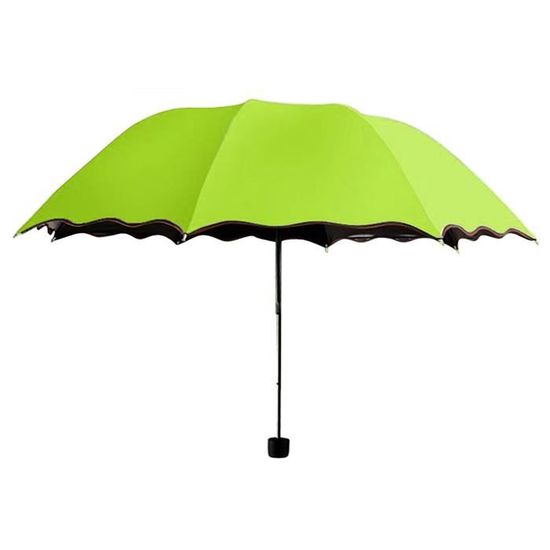 Parapluie Pliant Anti-UV Et Anti-vent - Compact Léger, Poignée Confort, 8 Baleines Fibre De Verre, Voyage