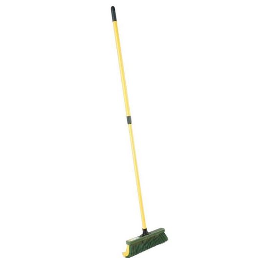 Balai à Griffes Novaliv 60 Cm Avec Manche Télescopique - Idéal Gazon Artificiel, Jardin, Camping Et Allées