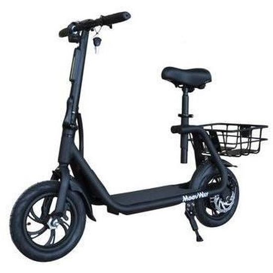 Draisienne électrique CityMoov - MOOVWAY - Roues 12" - Noir