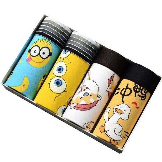 String Homme En Soie Glacée - Lot De 4, Respirant, Dos En T, Taille Basse, Effet Bombé 3D