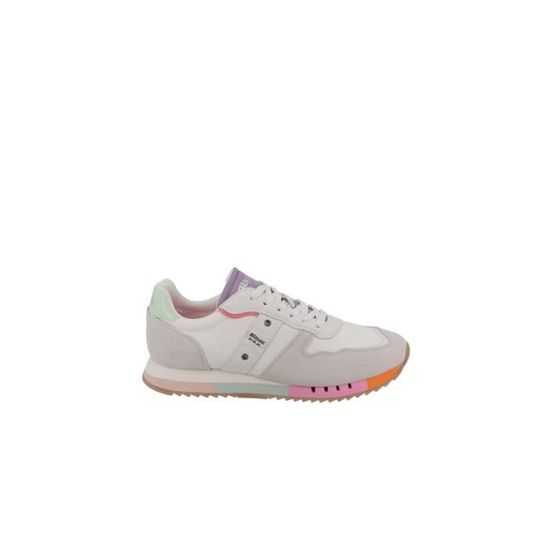 BASKETS TOOCOLO SG-12 - MULTICOLORES, FLATFORM - TAILLE STANDARD FEMME - NEUF AVEC BOÎTE