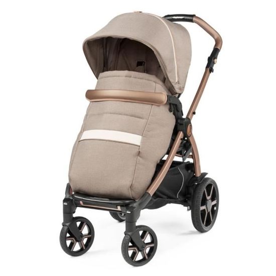 Poussette citadine - PEG PEREGO - Book Mon Amour - 4 roues - Hamac réversible - Avec panier