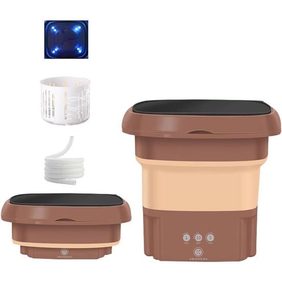 Mini Machine à Laver Portable Pliable Avec Essorage Doux Et