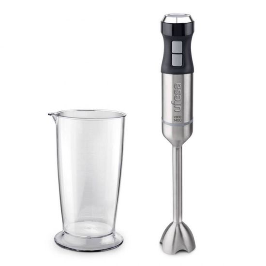 Mixeur Plongeant Ufesa BP4762 - 1400W - 20 Vitesses + Turbo - Acier Inox