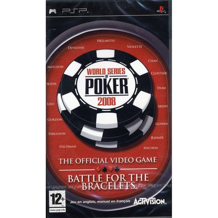 Deg World Series Of Poker 2008 / Jeu Console Psp