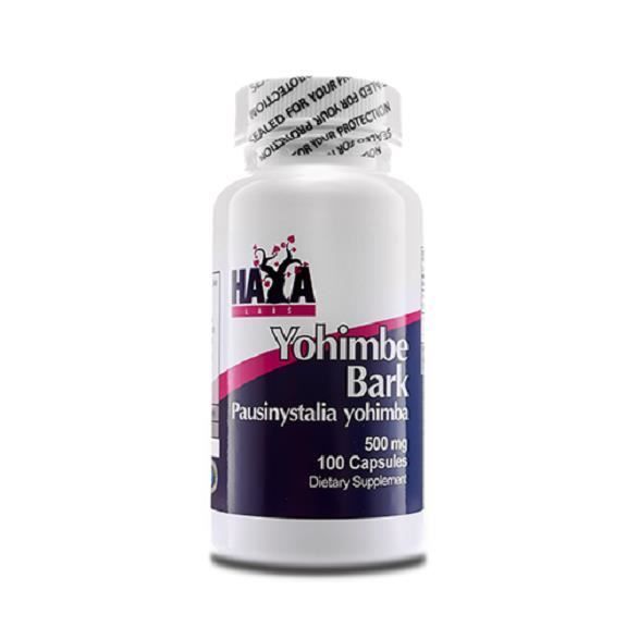 HAYA LABS YOHIMBE BARK --- 100 capsules x 500 mg