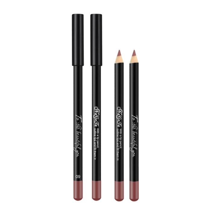 12 couleurs imperméable à l'eau rouge à lèvres crayon à lèvres longue durée mat crayon crayon elle591