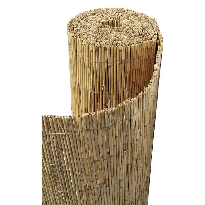 Canisse paillon de bambou non pelé 1 x 5 m