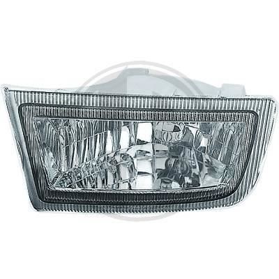 6672889 Feu antibrouillard gauche (cote conducteur) pour TOYOTA Land Cruiser de type J9 de 2000 a 2002 , Look Origine.