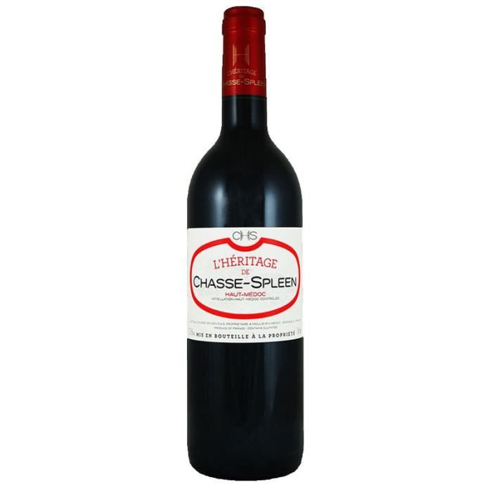 L'HERITAGE DE CHASSE SPLEEN 2009 AOP HAUT MEDOC -Vin rouge de Bordeaux - 75cl