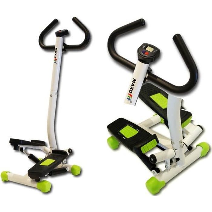 MAXOfit® MF-15 Stepper Greenline avec guidon et compteur électronique
