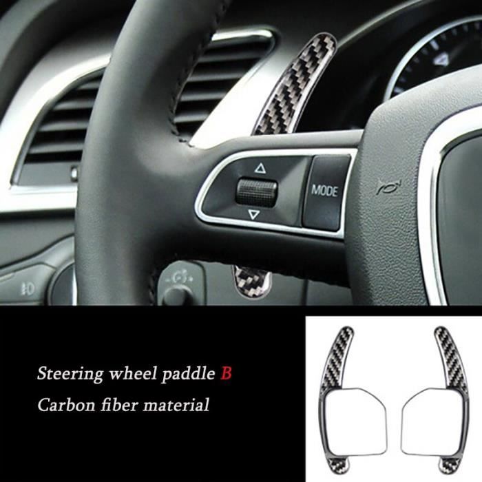 Palette de changement de vitesse pour Audi A6l Q5 Q3 A5 A7 A4L Q7 A3 TT TTS, décoration de volant de voiture, accessoi B -QUKJ1954