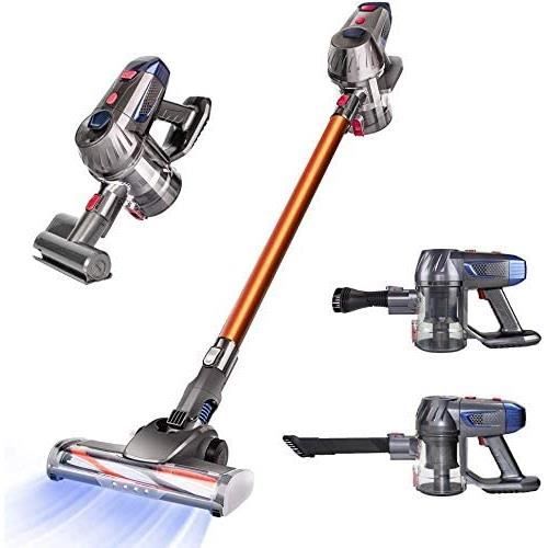 Aspirateur sans fil Cordless Vacuum Cleaner, 10Kpa Stick Vacuum, 4 in 1 Handheld Bagless Vacuum Cleaner, Lightweight Upright Vacuum