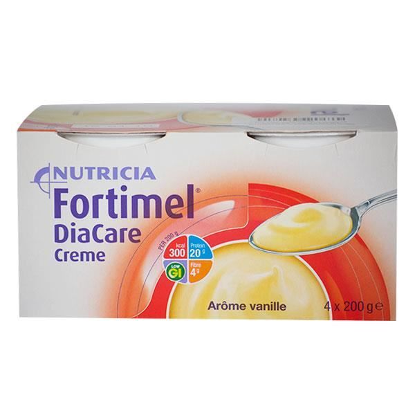 Nutricia Fortimel Diacare Crème Vanille 4x200g