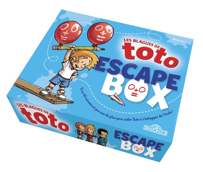 Les Blagues de Toto  Mon escape box  Escape game de 2 à 5 joueurs - Dès 6 ans