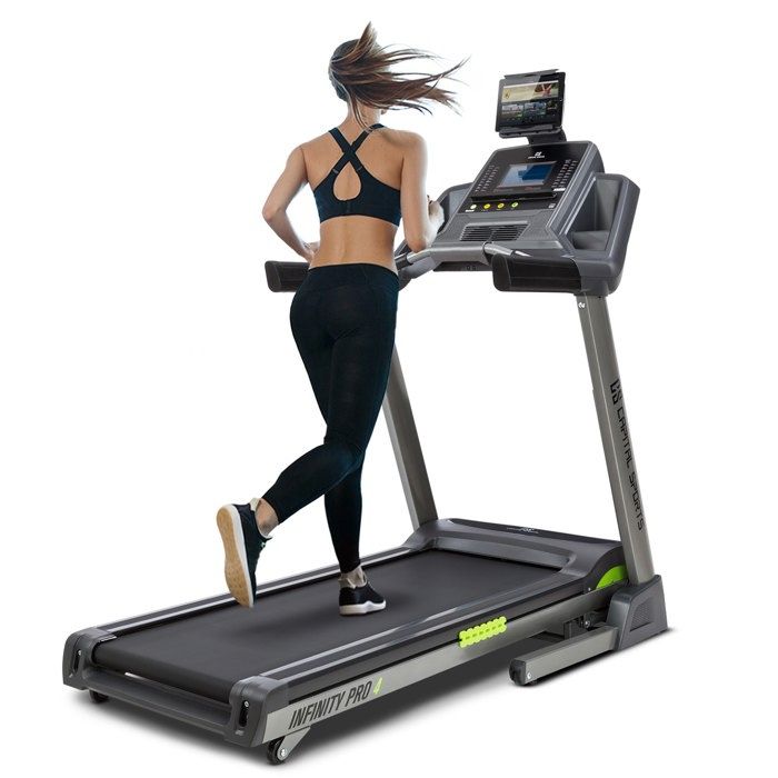 CAPITAL SPORTS Infinity Track 4.0 Tapis de course cardio Bluetooth app Kinomap