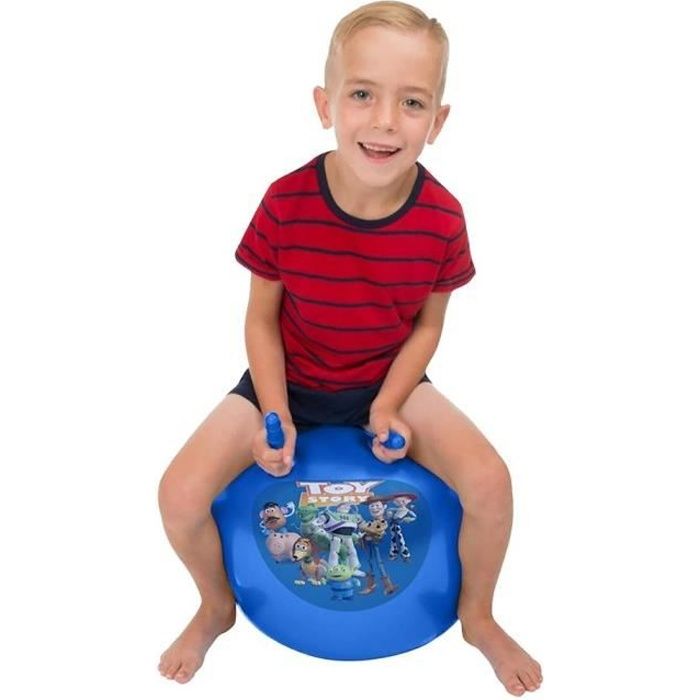 Ballon sauteur Toy Story pogo enfant balle rebondissante Woody Buzz GUIZMAX