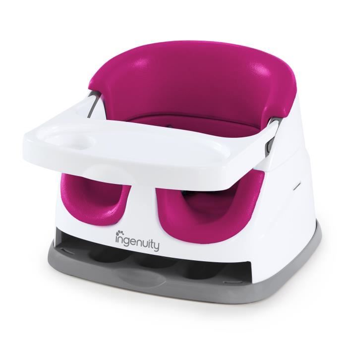 INGENUITY Siège Repas 2-en-1 Baby Base™ - Flambé Rose