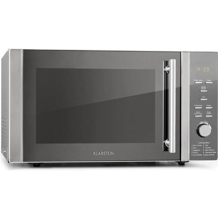 Klarstein Luminance Prime - Four micro-ondes 34L 1000W - Grill 1300W