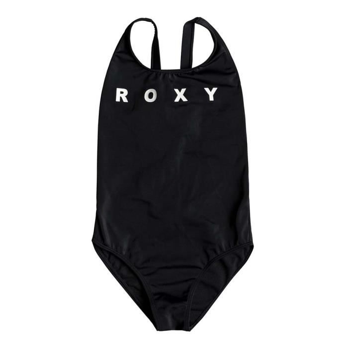 ROXY Su Fr Maillot De Bain 1P Fille - Taille 14 ans - NOIR