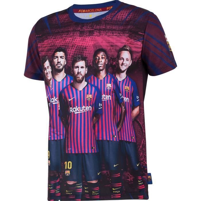 Maillot team Barça - Collection officielle FC BARCELONE - Taille enfant garçon