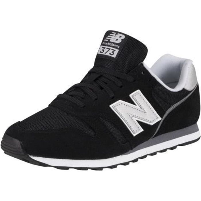 New Balance 373 Baskets en daim, Noir, Homme