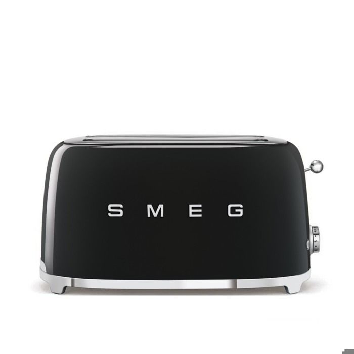 Grille pain SMEG 4 tranches Noir - TSF02BLEU